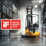 ETV 216i reach truck wins prestigious Design Award