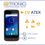 iDTRONIC‘s HANDHELD COMPUTER C2 ATEX – Robust ATEX Certified RFID Handheld for explosion-proof Areas