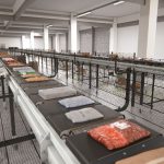 Ready for the future:  BEUMER Group presents new compact cross-belt sorter