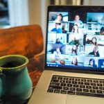 Lockdown Brits shun the work suit & tie and fail to hide messy rooms on virtual work meetings